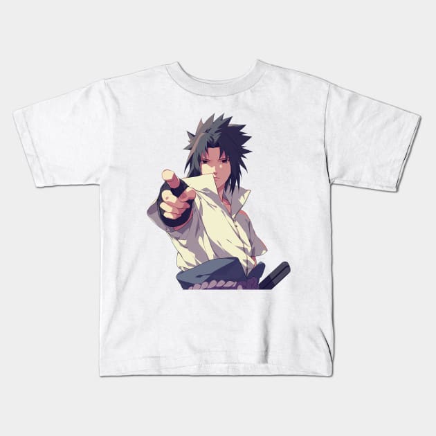 sasuke Kids T-Shirt by dubcarnage